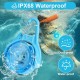 AUAUY Safety LED Flashing Light, 4 Modes Dog Light, IPX68 Waterproof Pet Lights, USB Rechargeable Dog Cat Light Pendant, Adjustable LED Light for Night Walks, Running, Camping AUAUY Safety LED Flashing Light, 4 Modes Dog Light, IPX68 Waterproof Pet Lights, USB Rechargeable Dog Cat Light Pendant, Adjustable LED Light for Night Walks, Running, Camping