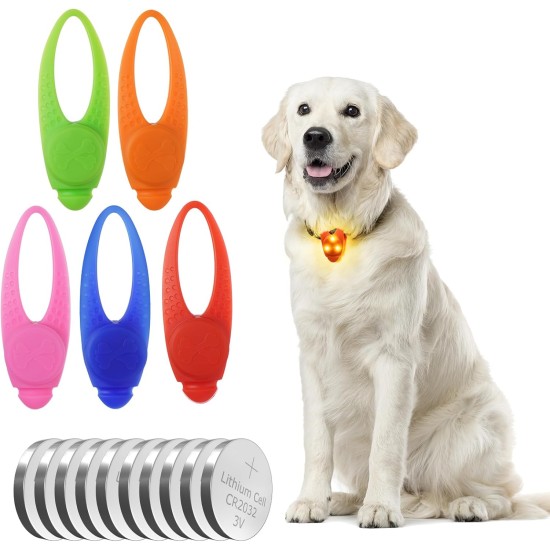 AUAUY Safety LED Flashing Light, 4 Modes Dog Light, IPX68 Waterproof Pet Lights, USB Rechargeable Dog Cat Light Pendant, Adjustable LED Light for Night Walks, Running, Camping AUAUY Safety LED Flashing Light, 4 Modes Dog Light, IPX68 Waterproof Pet Lights, USB Rechargeable Dog Cat Light Pendant, Adjustable LED Light for Night Walks, Running, Camping