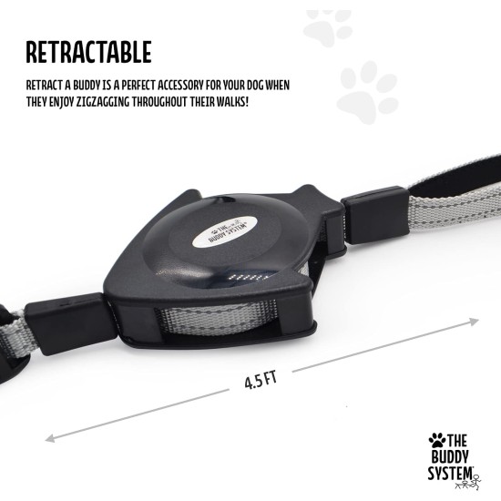 Adjustable Hands Dog Leash, Great Waist Leash for Running, Jogging And Training Servive Dog Made in USA by The Buddy System, Regular, Black Adjustable Hands Dog Leash, Great Waist Leash for Running, Jogging And Training Servive Dog Made in USA by The Buddy System, Regular, Black