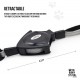 Adjustable Hands Dog Leash, Great Waist Leash for Running, Jogging And Training Servive Dog Made in USA by The Buddy System, Regular, Black Adjustable Hands Dog Leash, Great Waist Leash for Running, Jogging And Training Servive Dog Made in USA by The Buddy System, Regular, Black