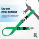Adjustable Hands Dog Leash, Great Waist Leash for Running, Jogging And Training Servive Dog Made in USA by The Buddy System, Regular, Black Adjustable Hands Dog Leash, Great Waist Leash for Running, Jogging And Training Servive Dog Made in USA by The Buddy System, Regular, Black