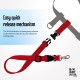 Adjustable Hands Dog Leash, Great Waist Leash for Running, Jogging And Training Servive Dog Made in USA by The Buddy System, Regular, Black Adjustable Hands Dog Leash, Great Waist Leash for Running, Jogging And Training Servive Dog Made in USA by The Buddy System, Regular, Black