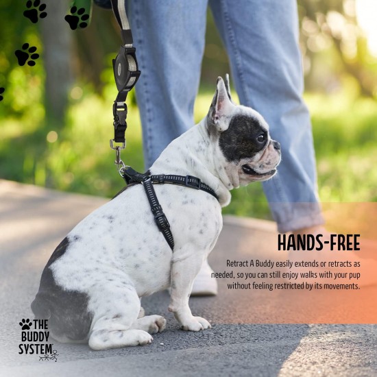 Adjustable Hands Dog Leash, Great Waist Leash for Running, Jogging And Training Servive Dog Made in USA by The Buddy System, Regular, Black Adjustable Hands Dog Leash, Great Waist Leash for Running, Jogging And Training Servive Dog Made in USA by The Buddy System, Regular, Black
