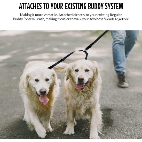 Adjustable Hands Dog Leash, Great Waist Leash for Running, Jogging And Training Servive Dog Made in USA by The Buddy System, Regular, Black Adjustable Hands Dog Leash, Great Waist Leash for Running, Jogging And Training Servive Dog Made in USA by The Buddy System, Regular, Black