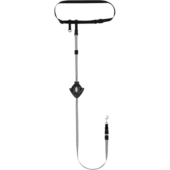 Adjustable Hands Dog Leash, Great Waist Leash for Running, Jogging And Training Servive Dog Made in USA by The Buddy System, Regular, Black Adjustable Hands Dog Leash, Great Waist Leash for Running, Jogging And Training Servive Dog Made in USA by The Buddy System, Regular, Black