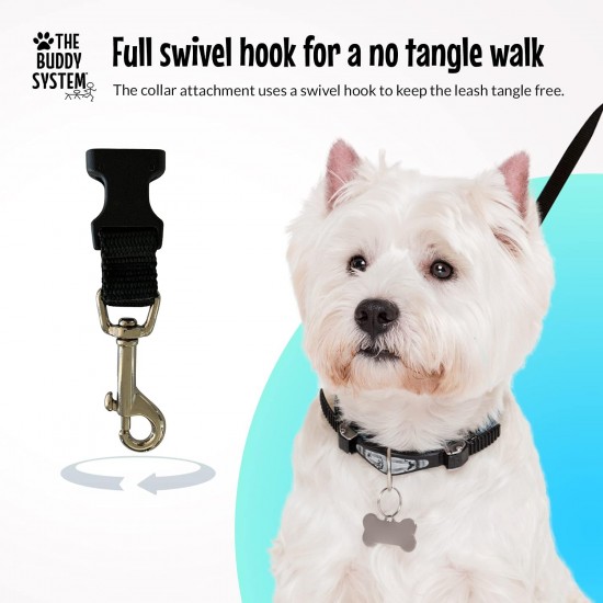 Adjustable Hands Dog Leash, Great Waist Leash for Running, Jogging And Training Servive Dog Made in USA by The Buddy System, Regular, Black Adjustable Hands Dog Leash, Great Waist Leash for Running, Jogging And Training Servive Dog Made in USA by The Buddy System, Regular, Black