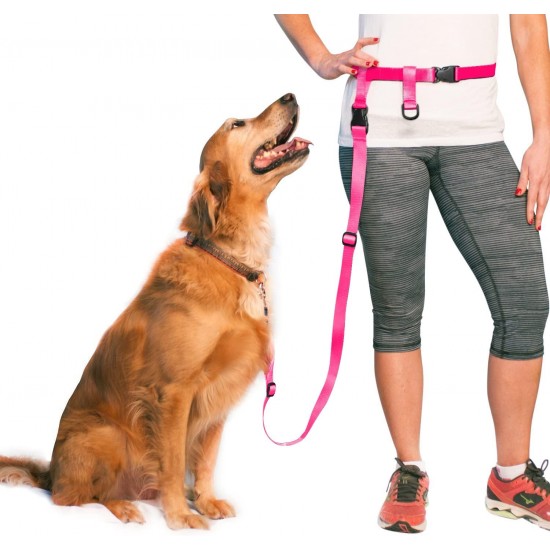 Adjustable Hands Dog Leash, Great Waist Leash for Running, Jogging And Training Servive Dog Made in USA by The Buddy System, Regular, Black Adjustable Hands Dog Leash, Great Waist Leash for Running, Jogging And Training Servive Dog Made in USA by The Buddy System, Regular, Black