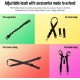 Adjustable Hands Dog Leash, Great Waist Leash for Running, Jogging And Training Servive Dog Made in USA by The Buddy System, Regular, Black Adjustable Hands Dog Leash, Great Waist Leash for Running, Jogging And Training Servive Dog Made in USA by The Buddy System, Regular, Black