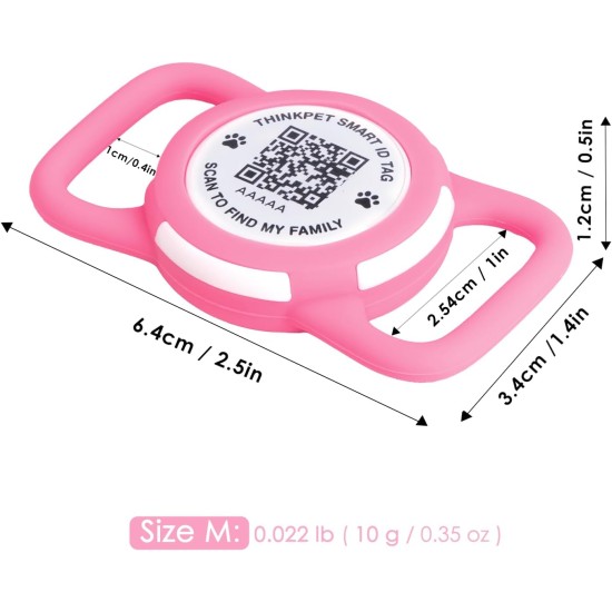 AirTag Dog Collar with QR Code Smart Pet ID Tag, Dual Loop Tracker Holder with Smart QR Code, Waterproof, Dustproof, Silent Airtag Holder, Small BlacK AirTag Dog Collar with QR Code Smart Pet ID Tag, Dual Loop Tracker Holder with Smart QR Code, Waterproof, Dustproof, Silent Airtag Holder, Small BlacK