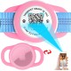 AirTag Dog Collar with QR Code Smart Pet ID Tag, Dual Loop Tracker Holder with Smart QR Code, Waterproof, Dustproof, Silent Airtag Holder, Small BlacK AirTag Dog Collar with QR Code Smart Pet ID Tag, Dual Loop Tracker Holder with Smart QR Code, Waterproof, Dustproof, Silent Airtag Holder, Small BlacK