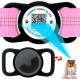 AirTag Dog Collar with QR Code Smart Pet ID Tag, Dual Loop Tracker Holder with Smart QR Code, Waterproof, Dustproof, Silent Airtag Holder, Small BlacK AirTag Dog Collar with QR Code Smart Pet ID Tag, Dual Loop Tracker Holder with Smart QR Code, Waterproof, Dustproof, Silent Airtag Holder, Small BlacK