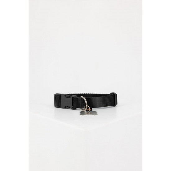 Alpha Industries Basic Dog Tag Collar Stylish Dog Collar Black