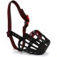 Ancol Plastic Muzzle Black/Red Size 3 18x8.5cm Ancol Plastic Muzzle Black/Red Size 3 18x8.5cm