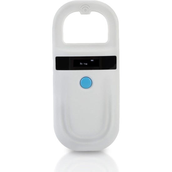 Animal Chip Reader Pet Microchip Scanner, Rechargeable Animal Chip Reader FDX-B (ISO11784/11785) and EMID Microchip Handheld Radio Frequency Identification Reader Animal Chip Reader Pet Microchip Scanner, Rechargeable Animal Chip Reader FDX-B (ISO11784/11785) and EMID Microchip Handheld Radio Frequency Identification Reader