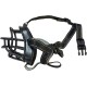 Arquivet Flexible Silicone Dog Muzzle for Panting, Drinking and Treats - Large - Black Arquivet Flexible Silicone Dog Muzzle for Panting, Drinking and Treats - Large - Black