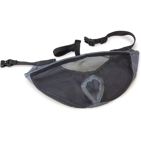 Arquivet Muzzle for Short Snout - Muzzle for Dogs - Breathable and Against Bites - Polyester - Closure with Plastic Clip - Size S-M / 40 cm Arquivet Muzzle for Short Snout - Muzzle for Dogs - Breathable and Against Bites - Polyester - Closure with Plastic Clip - Size S-M / 40 cm