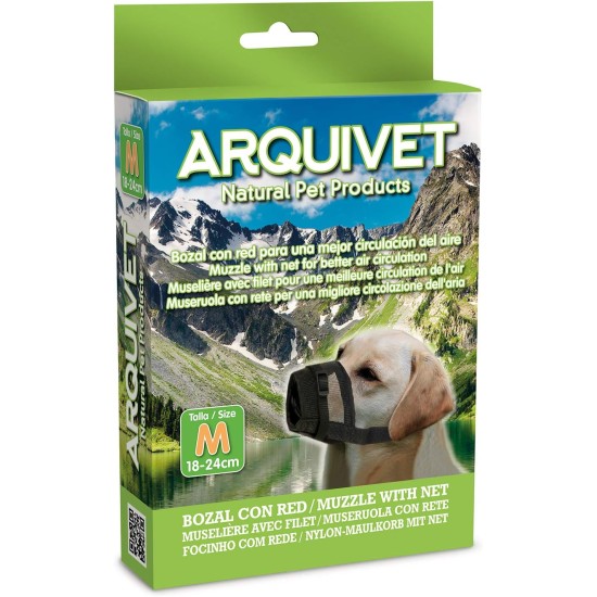 Arquivet Nylon Muzzle for Dogs with Mesh XS Arquivet Nylon Muzzle for Dogs with Mesh XS
