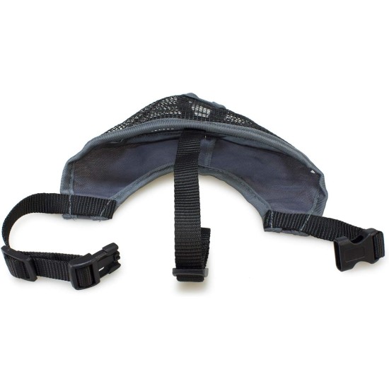 Arquivet Short Snout Dog Muzzle - Muzzle for Dogs - Breathable and Bite Resistant - Polyester - Plastic Clip Closure - Medium / 45 cm Arquivet Short Snout Dog Muzzle - Muzzle for Dogs - Breathable and Bite Resistant - Polyester - Plastic Clip Closure - Medium / 45 cm