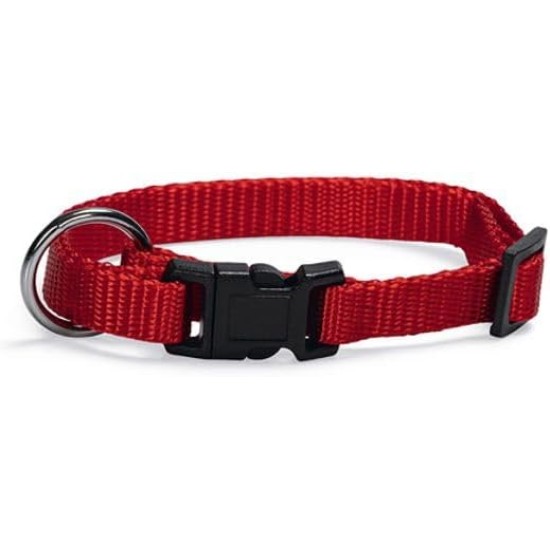 Art Sportiv Red Nylon Collar XS 10mm wide x 20-35cm