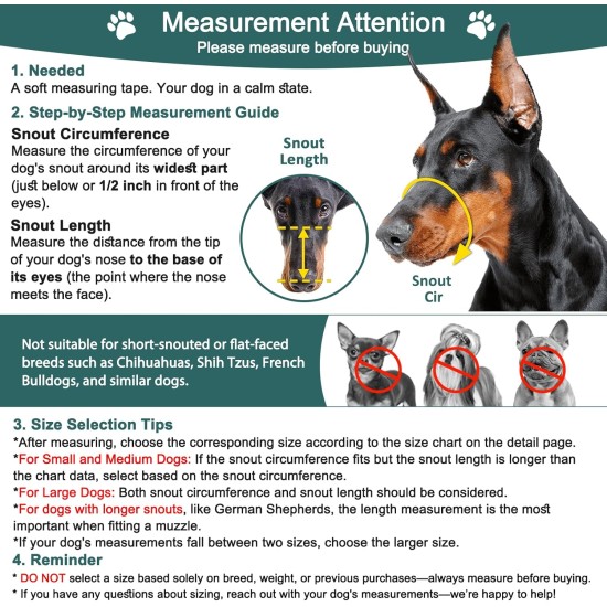 BARKLESS Dog Muzzle Silicone Basket for Small Medium Large Dogs, Soft Cage Mouth Cover Prevents Biting and Chewing, Allows Drinking Panting, Suitable for German Shepherd BARKLESS Dog Muzzle Silicone Basket for Small Medium Large Dogs, Soft Cage Mouth Cover Prevents Biting and Chewing, Allows Drinking Panting, Suitable for German Shepherd
