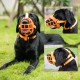 BARKLESS Dog Muzzle, Soft Silicone Basket Muzzle for Dogs, Allows Panting and Drinking, Prevents Unwanted Barking, Biting and Chewing, Includes Collar and Training Guide BARKLESS Dog Muzzle, Soft Silicone Basket Muzzle for Dogs, Allows Panting and Drinking, Prevents Unwanted Barking, Biting and Chewing, Includes Collar and Training Guide