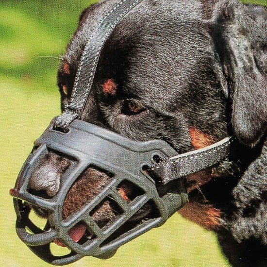 BARKLESS Dog Muzzle Soft Silicone Dog Muzzle Prevent Biting Chewing and Barking Allows Drinking and Panting Used with Collar BARKLESS Dog Muzzle Soft Silicone Dog Muzzle Prevent Biting Chewing and Barking Allows Drinking and Panting Used with Collar