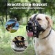 BARKLESS Dog Muzzle Soft Silicone Dog Muzzle Prevent Biting Chewing and Barking Allows Drinking and Panting Used with Collar BARKLESS Dog Muzzle Soft Silicone Dog Muzzle Prevent Biting Chewing and Barking Allows Drinking and Panting Used with Collar