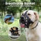 BARKLESS Dog Muzzle, Soft Silicone Muzzle for Dogs, Prevents Biting, Chewing and Barking, Allows Drinking and Panting, Used with Collar BARKLESS Dog Muzzle, Soft Silicone Muzzle for Dogs, Prevents Biting, Chewing and Barking, Allows Drinking and Panting, Used with Collar