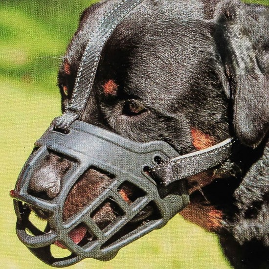 BARKLESS Dog Muzzle, Soft Silicone Muzzle for Dogs, Prevents Biting, Chewing and Barking, Allows Drinking and Panting, Used with Collar BARKLESS Dog Muzzle, Soft Silicone Muzzle for Dogs, Prevents Biting, Chewing and Barking, Allows Drinking and Panting, Used with Collar