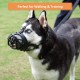 BARKLESS Dog Muzzle for Dogs, Basket Muzzle for Biting, Chewing and Carving, Humane Cage Mouth Cover, Perfect for Grooming and Training, Medium, Aggressive Reactive Dogs