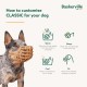 BASKERVILLE CLASSIC MUZZLE - Allows Panting and Drinking, Prevents Biting and Browsing for Food, Ideal for Dogs with Long Noses, Training Muzzle for Medium Dogs (Size 7)