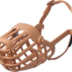 BASKERVILLE CLASSIC MUZZLE - Allows Panting and Drinking, Prevents Biting and Browsing for Food, Ideal for Dogs with Long Noses, Training Muzzle for Medium Dogs (Size 7) BASKERVILLE CLASSIC MUZZLE - Allows Panting and Drinking, Prevents Biting and Browsing for Food, Ideal for Dogs with Long Noses, Training Muzzle for Medium Dogs (Size 7)
