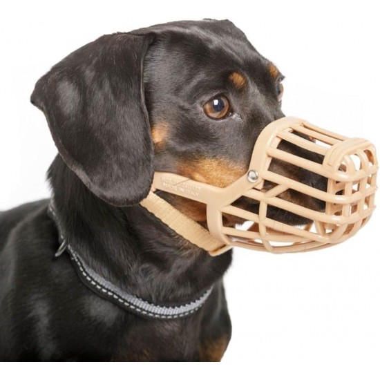 BASKERVILLE CLASSIC MUZZLE - Allows Panting and Drinking, Prevents Biting and Browsing for Food, Ideal for Dogs with Long Noses, Training Muzzle for Large Dogs (Size 9) BASKERVILLE CLASSIC MUZZLE - Allows Panting and Drinking, Prevents Biting and Browsing for Food, Ideal for Dogs with Long Noses, Training Muzzle for Large Dogs (Size 9)