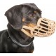 BASKERVILLE CLASSIC MUZZLE - Allows Panting and Drinking, Prevents Biting and Browsing for Food, Ideal for Dogs with Long Noses, Training Muzzle for Large Dogs (Size 9)