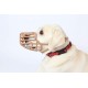 BASKERVILLE CLASSIC MUZZLE - Allows Panting and Drinking, Prevents Biting and Browsing for Food, Ideal for Dogs with Long Noses, Training Muzzle for Large Dogs (Size 9)