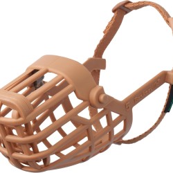 BASKERVILLE CLASSIC MUZZLE - Allows Panting and Drinking, Prevents Biting and Browsing for Food, Ideal for Dogs with Long Noses, Training Muzzle for Small Dogs (Size 2) BASKERVILLE CLASSIC MUZZLE - Allows Panting and Drinking, Prevents Biting and Browsing for Food, Ideal for Dogs with Long Noses, Training Muzzle for Small Dogs (Size 2)