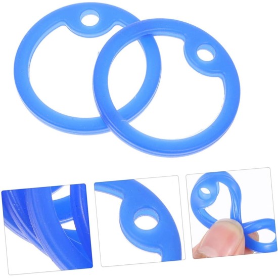 BCOATH Silicone Dog Tags Noise Reducing Cover for ID Tags Practical Silicone Rings for Dog Collars Mute Cover for Pets Pack of 6 BCOATH Silicone Dog Tags Noise Reducing Cover for ID Tags Practical Silicone Rings for Dog Collars Mute Cover for Pets Pack of 6