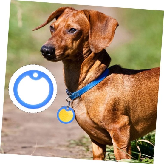 BCOATH Silicone Dog Tags Noise Reducing Cover for ID Tags Practical Silicone Rings for Dog Collars Mute Cover for Pets Pack of 6 BCOATH Silicone Dog Tags Noise Reducing Cover for ID Tags Practical Silicone Rings for Dog Collars Mute Cover for Pets Pack of 6