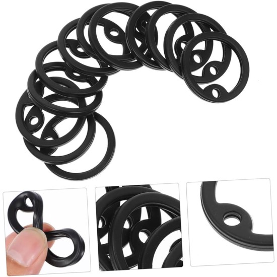 BCOATH Silicone Dog Tags Noise Reducing Cover for ID Tags Practical Silicone Rings for Dog Collars Mute Cover for Pets Pack of 6 BCOATH Silicone Dog Tags Noise Reducing Cover for ID Tags Practical Silicone Rings for Dog Collars Mute Cover for Pets Pack of 6