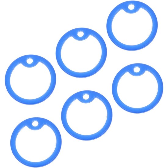 BCOATH Silicone Dog Tags Noise Reducing Cover for ID Tags Practical Silicone Rings for Dog Collars Mute Cover for Pets Pack of 6 BCOATH Silicone Dog Tags Noise Reducing Cover for ID Tags Practical Silicone Rings for Dog Collars Mute Cover for Pets Pack of 6