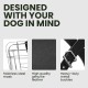 BRONZEDOG Dog Muzzle Adjustable Robust PVC/Metal Wire Basket for Large and Very Large Dogs with Leather Straps Breathable, Drinkable, Training, Prevents Biting (Great Dane, Stainless Steel)