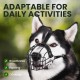 BRONZEDOG Dog Muzzle Adjustable Robust PVC/Metal Wire Basket for Large and Very Large Dogs with Leather Straps Breathable, Drinkable, Training, Prevents Biting (Great Dane, Stainless Steel)