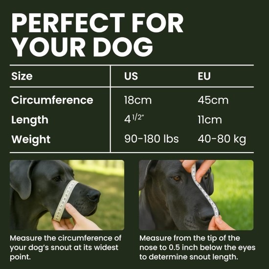 BRONZEDOG Dog Muzzle Adjustable Robust PVC/Metal Wire Basket for Large and Very Large Dogs with Leather Straps Breathable, Drinkable, Training, Prevents Biting (Great Dane, PVC) BRONZEDOG Dog Muzzle Adjustable Robust PVC/Metal Wire Basket for Large and Very Large Dogs with Leather Straps Breathable, Drinkable, Training, Prevents Biting (Great Dane, PVC)
