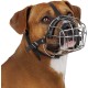 BRONZEDOG Dog Muzzle Wire Basket Metal Mask for Small, Medium and Large Dogs, Breathable, Dog Can Drink, Adjustable, Padded, Training, Prevents Biting (Size 2: Jack Russell Terrier)