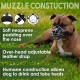 BRONZEDOG Dog Muzzle Wire Basket Metal Mask for Small, Medium and Large Dogs, Breathable, Dog Can Drink, Adjustable, Padded, Training, Prevents Biting (Size 2: Jack Russell Terrier)