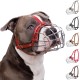 BRONZEDOG Pitbull Dog Muzzle Breathable Metal Basket for Large Dogs Amstaff Staffordshire Terrier Biting Chewing Barking (Grey) BRONZEDOG Pitbull Dog Muzzle Breathable Metal Basket for Large Dogs Amstaff Staffordshire Terrier Biting Chewing Barking (Grey)
