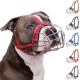 BRONZEDOG Pitbull Dog Muzzle Breathable Metal Basket for Large Dogs Amstaff Staffordshire Terrier Biting Chewing Barking (Grey) BRONZEDOG Pitbull Dog Muzzle Breathable Metal Basket for Large Dogs Amstaff Staffordshire Terrier Biting Chewing Barking (Grey)