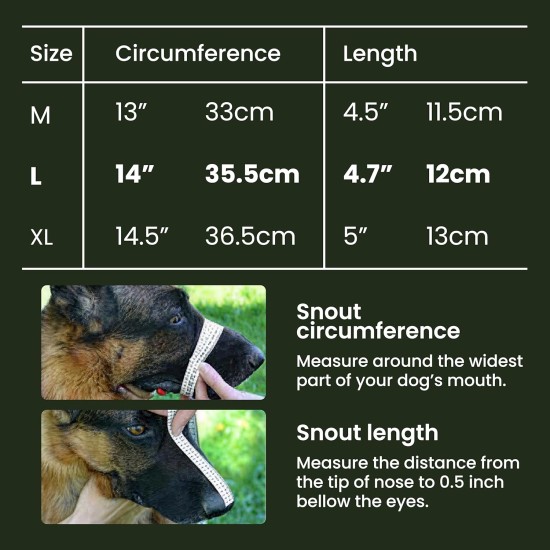 BRONZEDOG Wire Dog Muzzle German Shepherd for Medium Large Dogs Adjustable Durable Metal Basket for Biting Chewing Barking (M) BRONZEDOG Wire Dog Muzzle German Shepherd for Medium Large Dogs Adjustable Durable Metal Basket for Biting Chewing Barking (M)