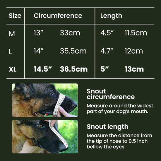 BRONZEDOG Wire Dog Muzzle German Shepherd for Medium Large Dogs Adjustable Durable Metal Basket for Biting Chewing Barking (M) BRONZEDOG Wire Dog Muzzle German Shepherd for Medium Large Dogs Adjustable Durable Metal Basket for Biting Chewing Barking (M)