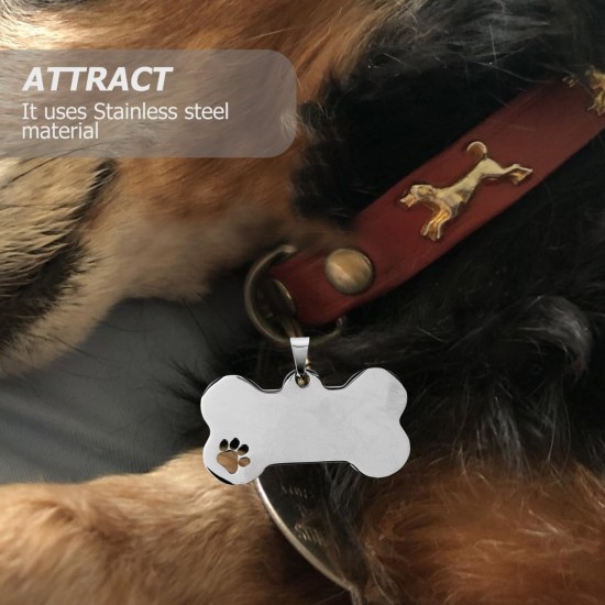 BUGUUYO Pack of 10 Dog Tags Blank Labels Metal Tags Blank Dog Tags for Engraving Personalised Dog Tags Dog Tag with Engraving for Pets Charm Small Silver BUGUUYO Pack of 10 Dog Tags Blank Labels Metal Tags Blank Dog Tags for Engraving Personalised Dog Tags Dog Tag with Engraving for Pets Charm Small Silver